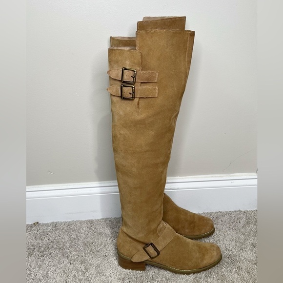 Sole Society Shoes - Sole Society suede over the knee,SZ9.  #016